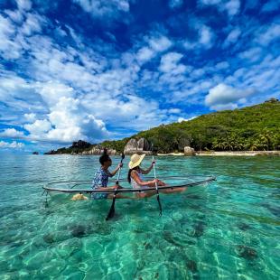 kayaking anse source d'argent